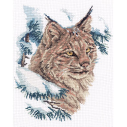 Cross-stitch kit "Lynx" M067