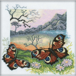 Cross-Stitch Kit "Butterflies Collection" M125