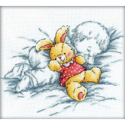 Cross-Stitch kit "Baby and Rabbit", M157