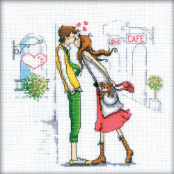 Cross-Stitch Kit "Couple in the city" M163