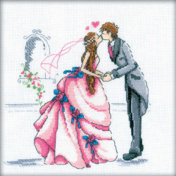 Cross-Stitch Kit "Couple - wedding" M165