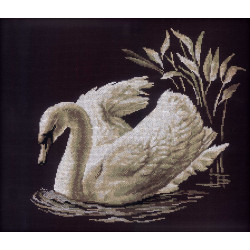Набор для вышивания крестом "Лебедь" М211