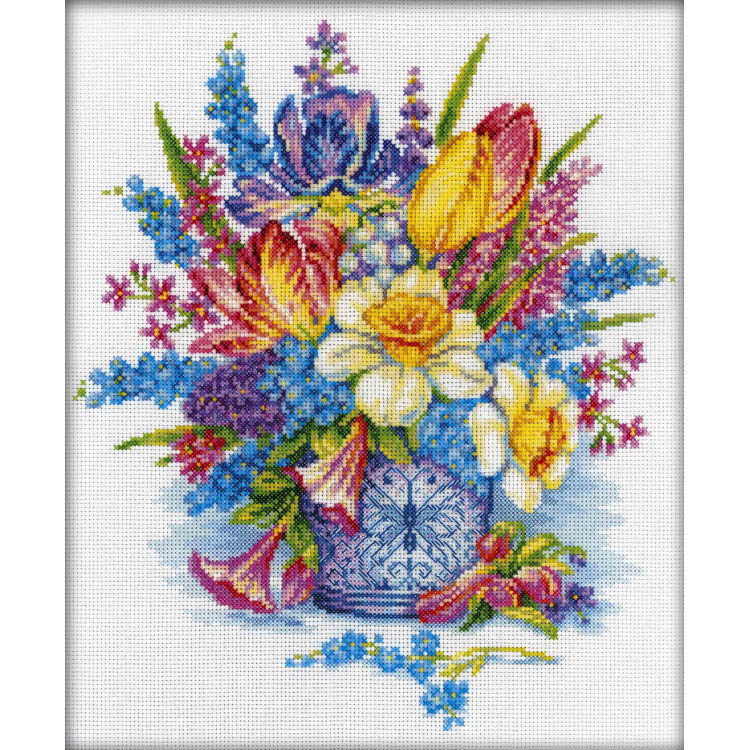 Cross-stitch kit "Flower Fantasy" M275