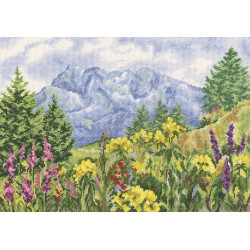 Cross-stitch kit "Mountain meadow" M302