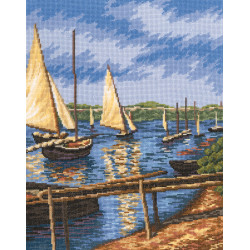 Cross-stitch kit "Sailing boats" M399