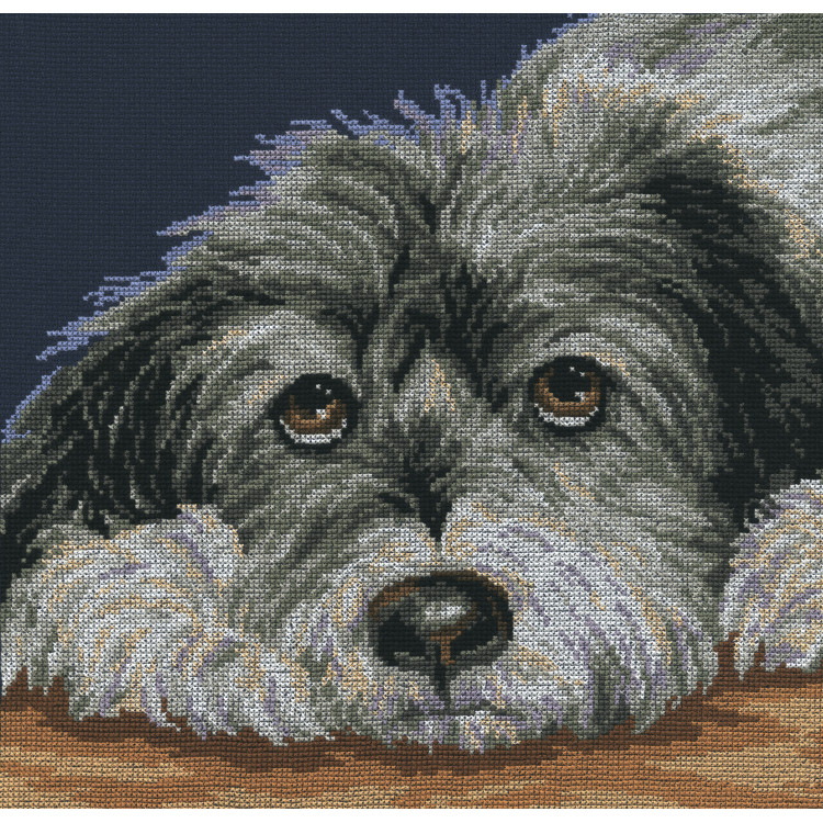 Cross-stitch kit "Dog melancholy" M413