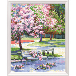 Cross-stitch kit "Spring in the park" M486