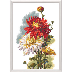 Cross-stitch kit "Chrysanthemum" M516