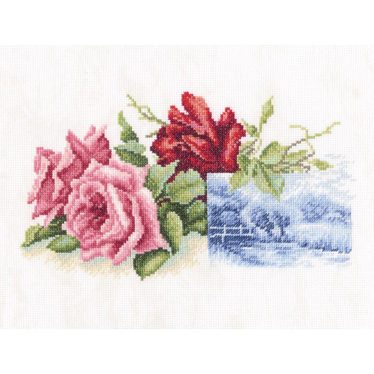 Cross-stitch kit "ROSE MINIATURE" M518