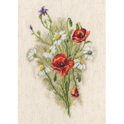 Cross-stitch kit "BOUQUET WITH DAISIES" M526