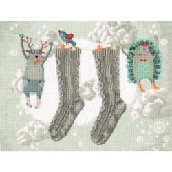Cross-stitch kit "Winter cares" M651
