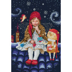 Cross-stitch kit "Fairy tales on the roofs" M656