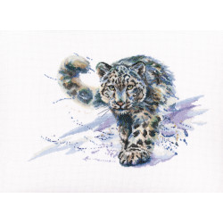Cross-stitch kit "Snow leopard" M677
