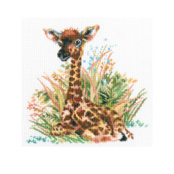 Siuvinėjimo kryželiu rinkinys „Mažoji žirafa“ M682