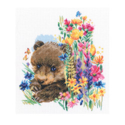 Cross-Stitch Kit "One who loves flowers" M683