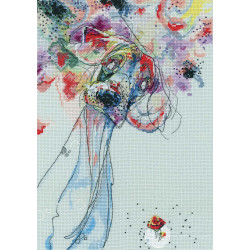 Cross-stitch kit "Color outside your lines" M703