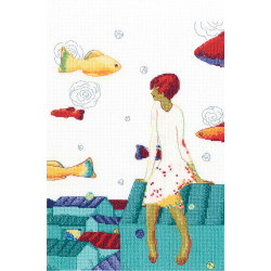 Cross-stitch kit "Floating among the clouds" M714