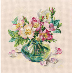 Cross-stitch kit "Tender briar flowers" M721