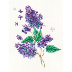 Siuvinėjimo kryželiu rinkinys "Lilac twiglet" M723