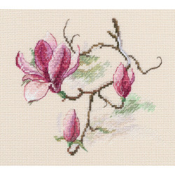 Cross-stitch kit "Magnolia flowers" M731