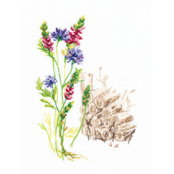 Cross-stitch kit "Bloomy herbs" M778
