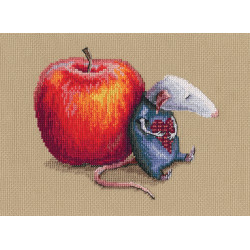 Cross-stitch kit "Mouse in love" M799