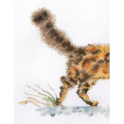 Kreuzstichset „Die Katze als Ganzes sehen“ M842