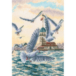 Cross-stitch kit "With the flavour of salt, wind and sun" M851