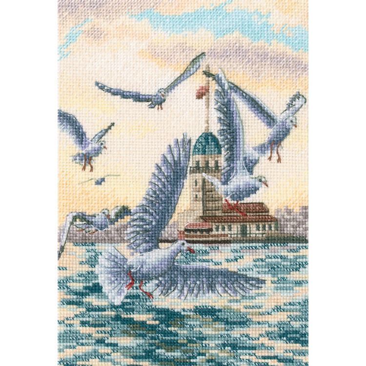 Cross-stitch kit "With the flavour of salt, wind and sun" M851