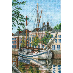 Cross-stitch kit "With the flavour of salt, wind and sun" M852