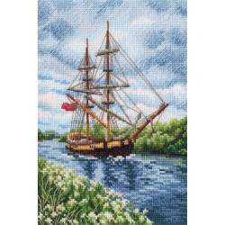 Cross-stitch kit "With the flavour of salt, wind and sun" M853