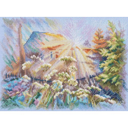 Cross-stitch kit "In the rays of the morning sun" M868