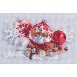 Cross-stitch kit "Christmas balls" M921