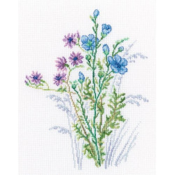 Kreuzstichset „Bunte Blumen“ M942