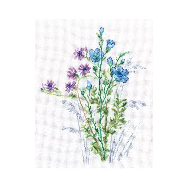 Cross-stitch kit "Colourful flowers" M942