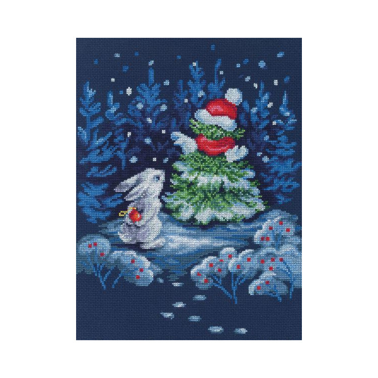 Cross-stitch kit "Gift for a Christmas tree" M973