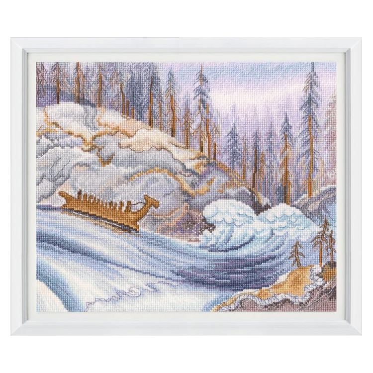 Kreuzstich-Set "Fluss der Zeit" RTOM990