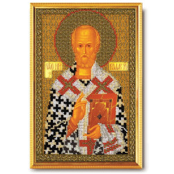 Icon beaded embroidery kit "Saint Nicholas the Wonderworker" RB-151