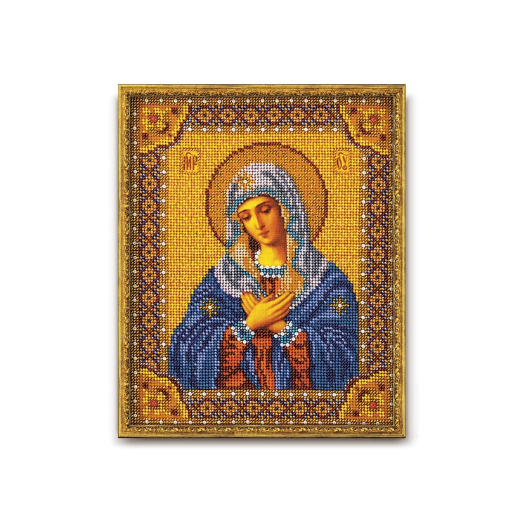 Icon beaded embroidery kit "Our Lady of Tenderness" RB-153