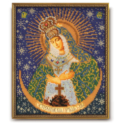 Icon beaded embroidery kit  "Our Lady of the Gate of Dawn" RB-161