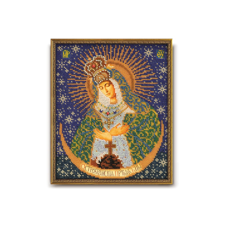 Icon beaded embroidery kit  "Our Lady of the Gate of Dawn" RB-161