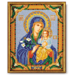 Icon beaded embroidery kit Our Lady "Fadeless Colour" RB-171