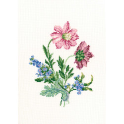 Cross-stitch kit "Anemones" C260