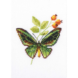 Cross-Stitch kit "Briar and butterfly" EH363