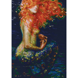 Kreuzstichset „Rote Meerjungfrau“ M596