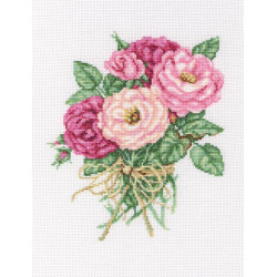 Cross-stitch kit "Rose Bouquet" M563