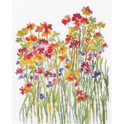 Cross-stitch kit "Flower Watercolour" M581