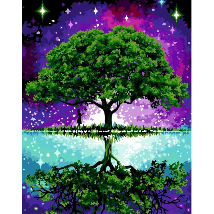 Paint by Numbers kit "Tree of Life" 40x50 cm R069
