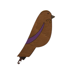 Needle treader. Bird purple KF070/1-3