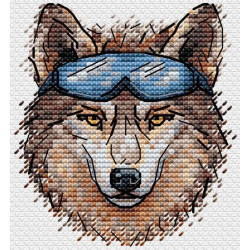 Cross-stitch kit "Brutal wolf" SV-817
